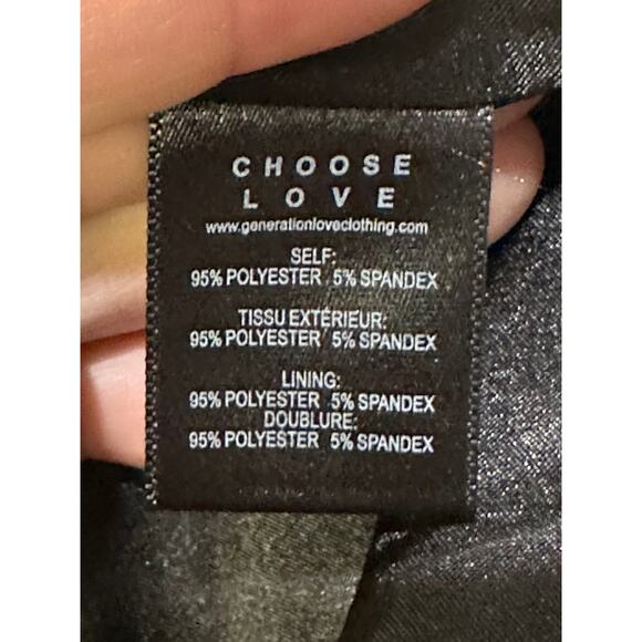 Generation Love Max Crepe Blazer Blazer Size XL NWT Gold Button Details Chic - Picture 14 of 15